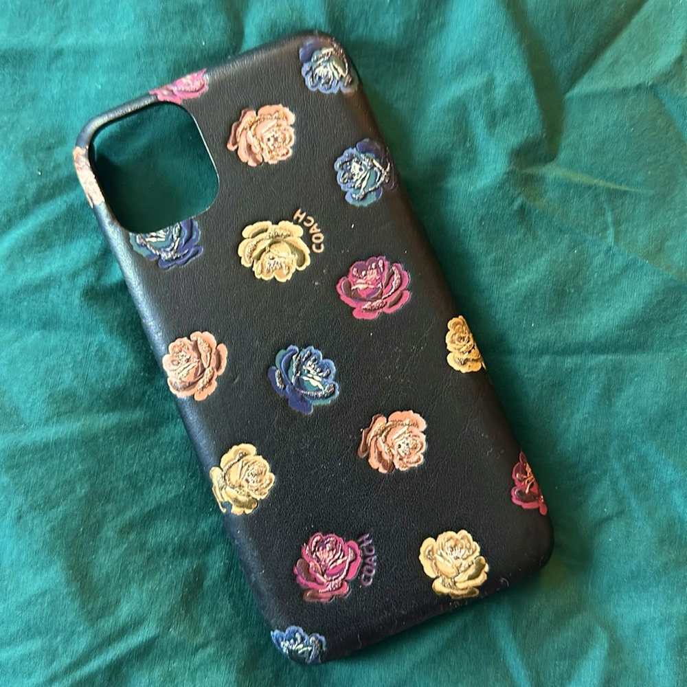 iPhone 11 Pro Max Coach Leatherette Case